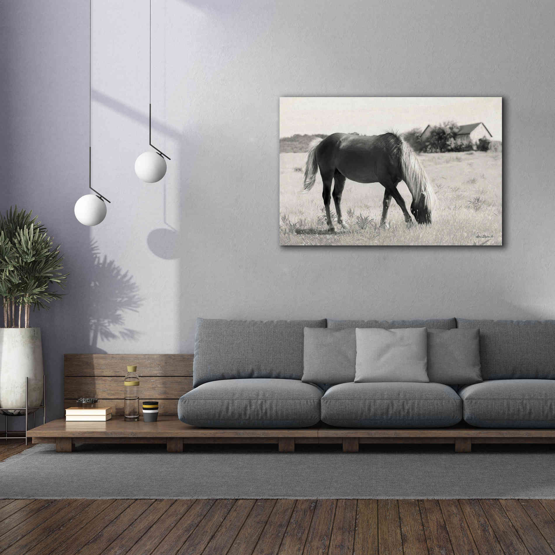 'Summer Grazing' by Lori Deiter, Canvas Wall Art,60 x 40
