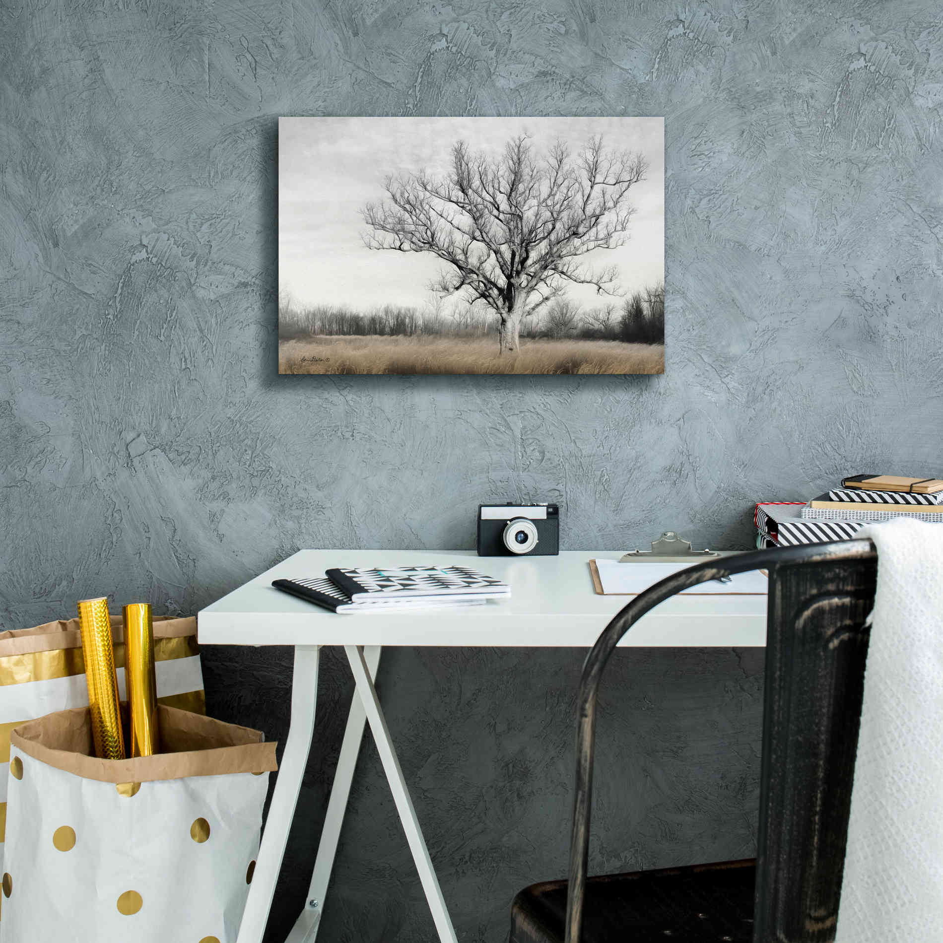 'Earth & Sky' by Lori Deiter, Canvas Wall Art,18 x 12