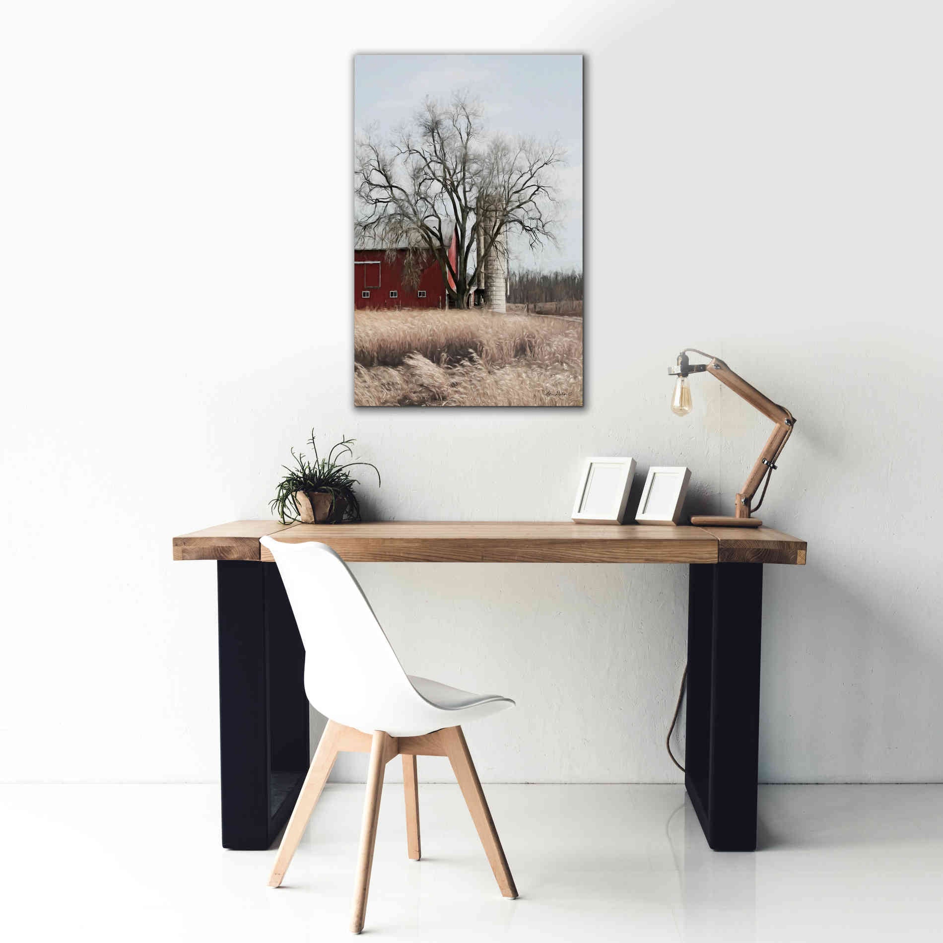 'Painted Silo' by Lori Deiter, Canvas Wall Art,26 x 40