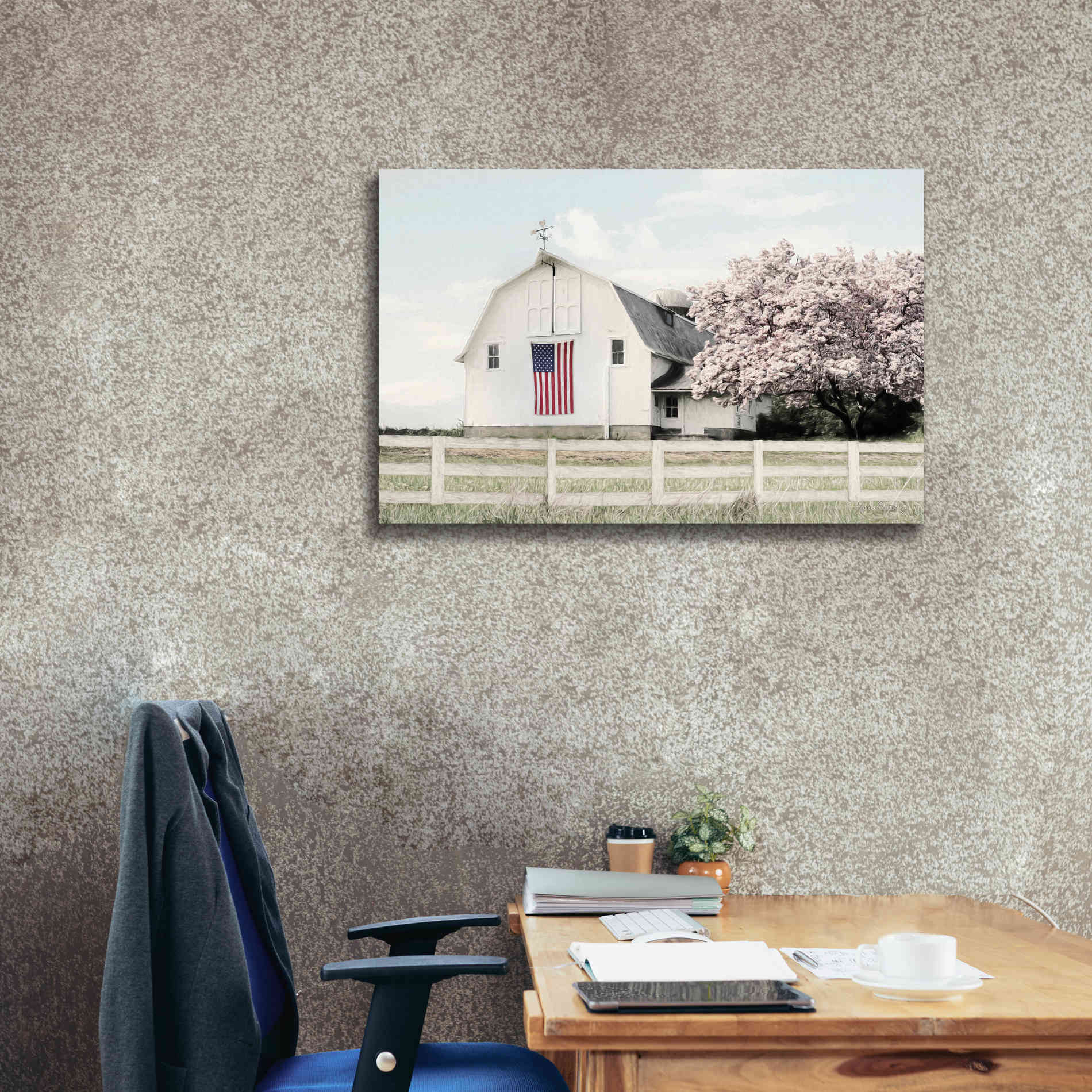 'Brownsville Patriot' by Lori Deiter, Canvas Wall Art,40 x 26