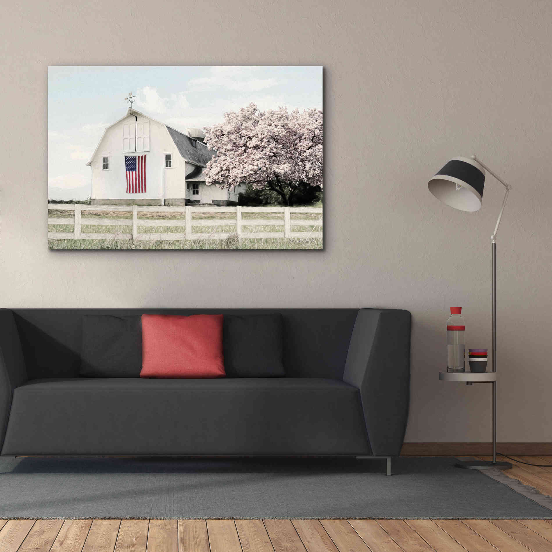 'Brownsville Patriot' by Lori Deiter, Canvas Wall Art,60 x 40