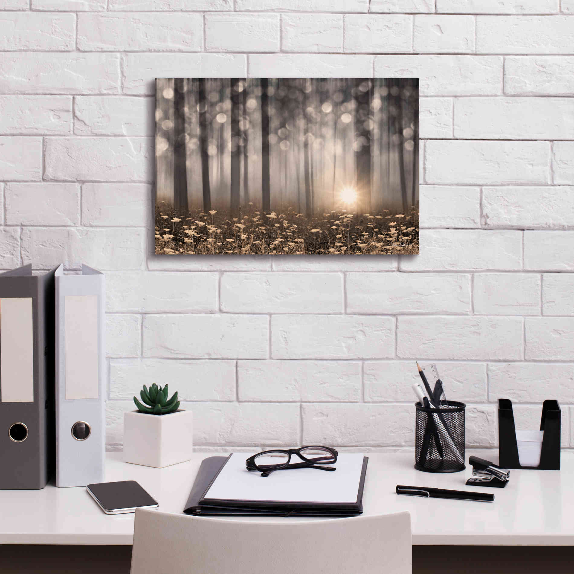 'Enchanted Morning' by Lori Deiter, Canvas Wall Art,18 x 12