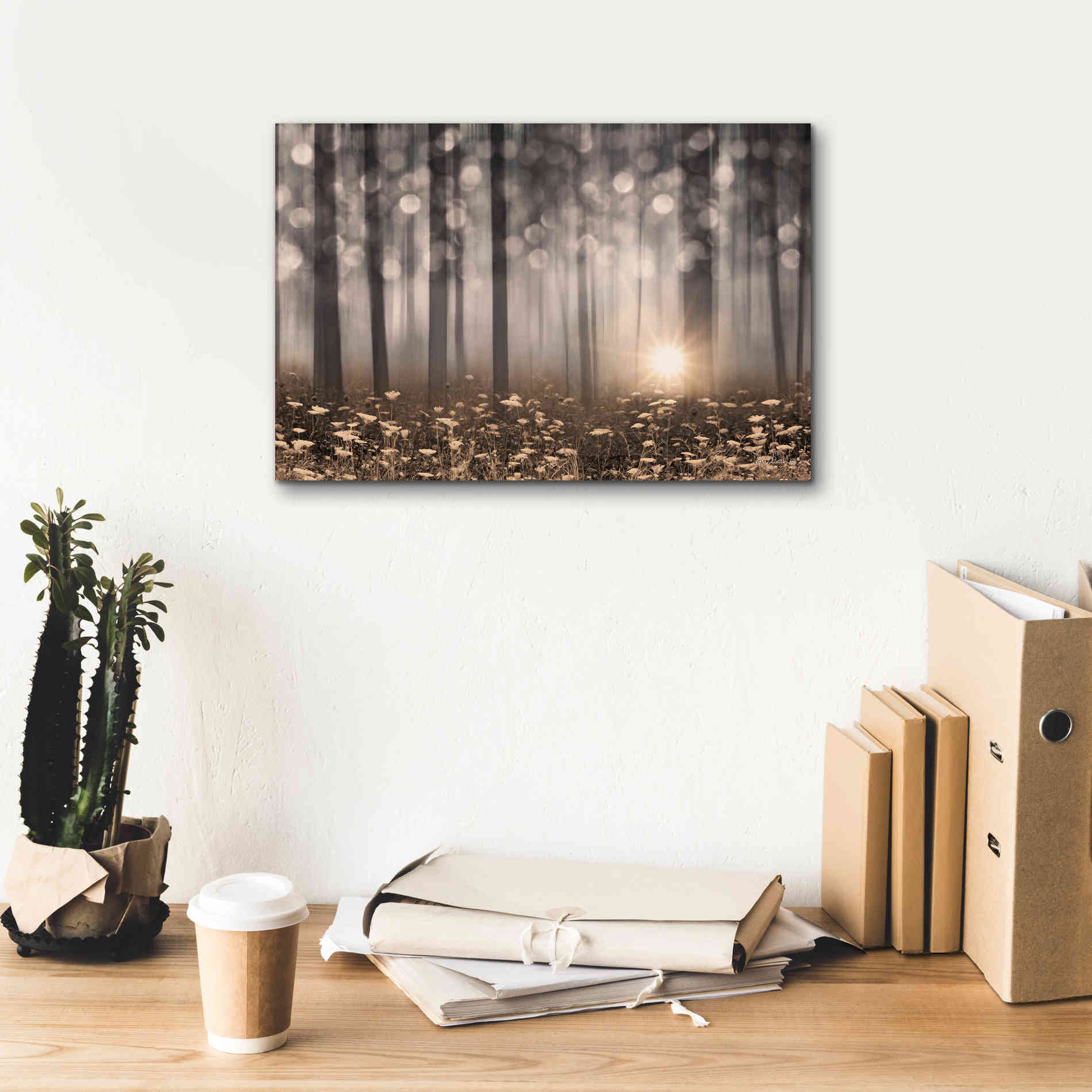 'Enchanted Morning' by Lori Deiter, Canvas Wall Art,18 x 12