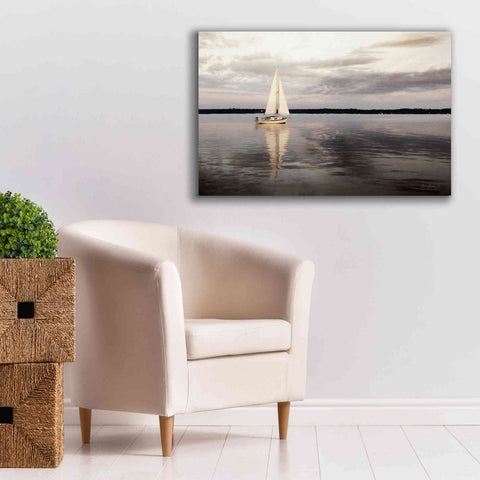 Image of 'Sail Away Sailboat' by Lori Deiter, Canvas Wall Art,40 x 26