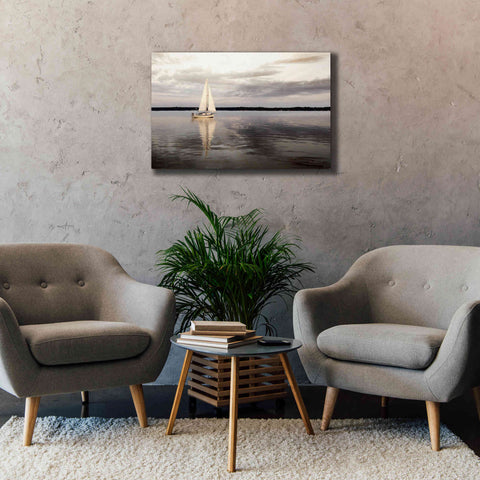 Image of 'Sail Away Sailboat' by Lori Deiter, Canvas Wall Art,40 x 26