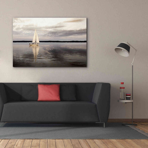 Image of 'Sail Away Sailboat' by Lori Deiter, Canvas Wall Art,60 x 40
