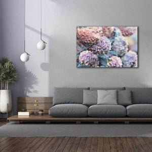 'Hydrangeas Abstract' by Lori Deiter, Canvas Wall Art,60 x 40