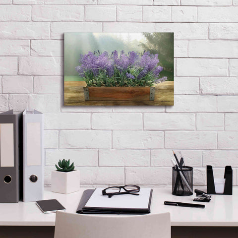 Image of 'Lavender Planter' by Lori Deiter, Canvas Wall Art,18 x 12