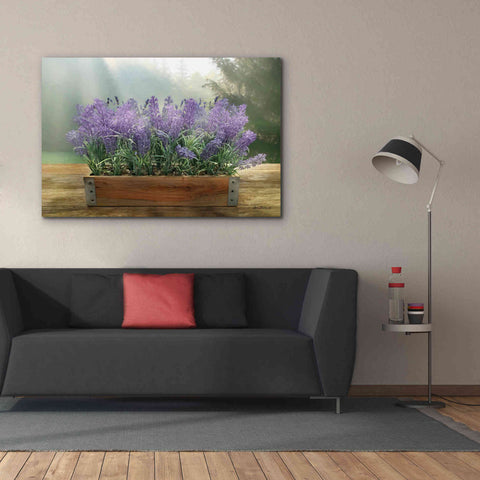 Image of 'Lavender Planter' by Lori Deiter, Canvas Wall Art,60 x 40