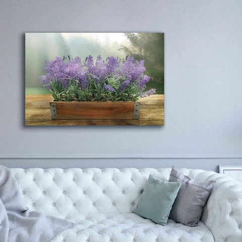 Image of 'Lavender Planter' by Lori Deiter, Canvas Wall Art,60 x 40