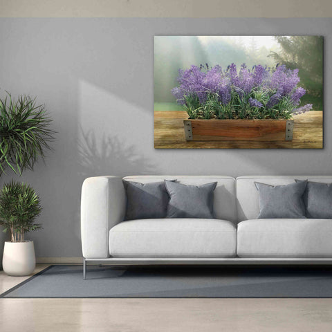 Image of 'Lavender Planter' by Lori Deiter, Canvas Wall Art,60 x 40