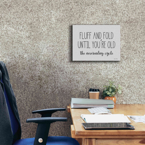 Image of 'Fluff and Fold' by Lori Deiter, Canvas Wall Art,16 x 12