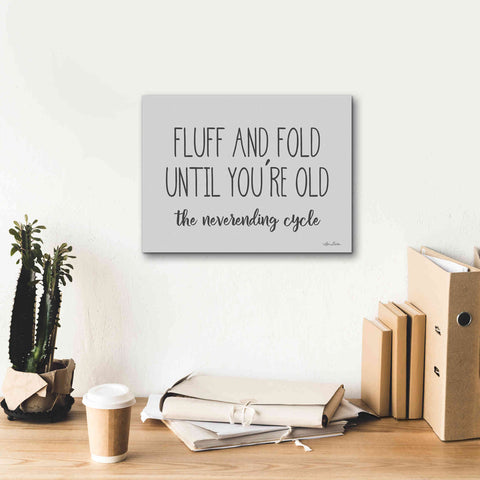 Image of 'Fluff and Fold' by Lori Deiter, Canvas Wall Art,16 x 12