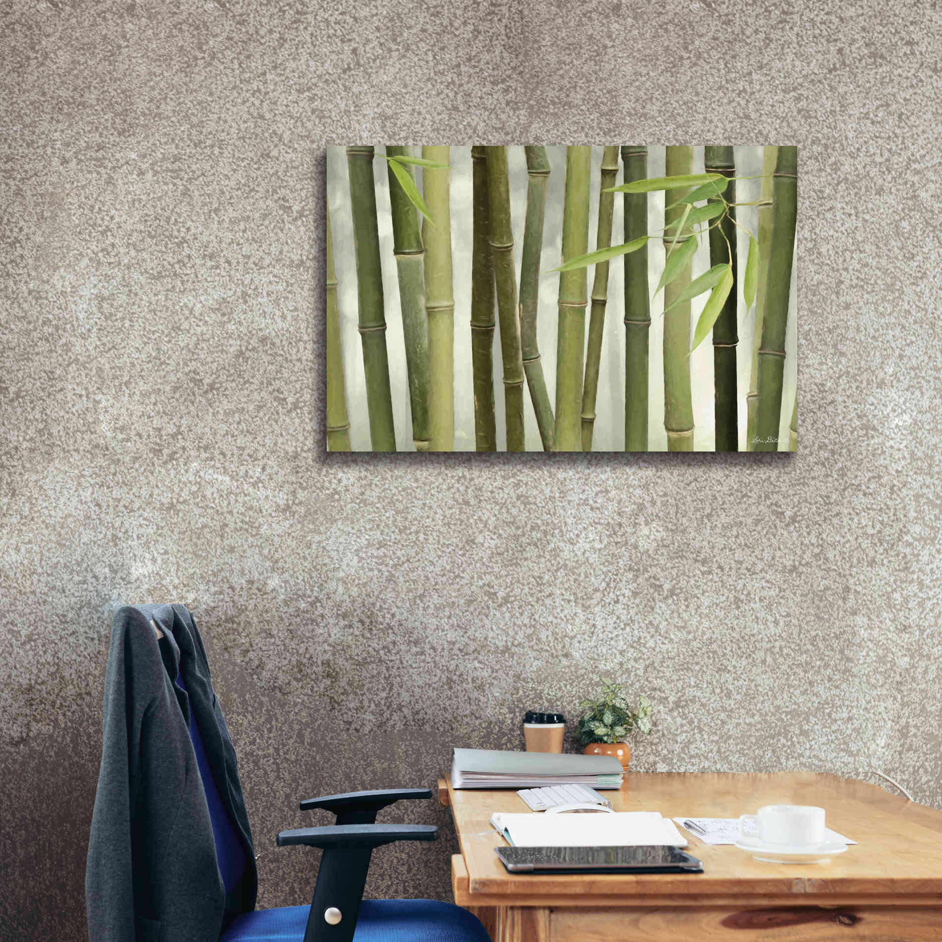 'Backlit Bamboo I' by Lori Deiter, Canvas Wall Art,40 x 26