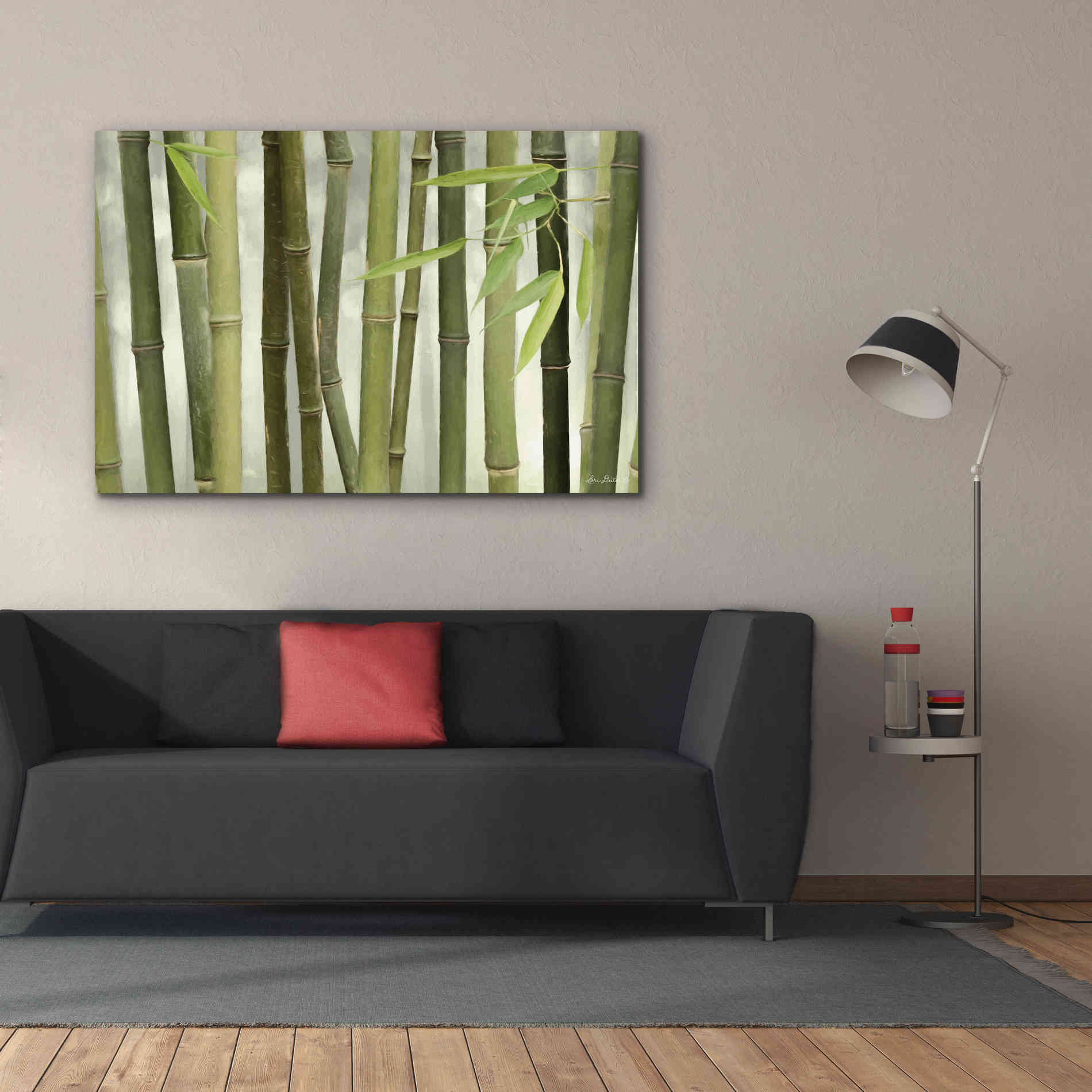 'Backlit Bamboo I' by Lori Deiter, Canvas Wall Art,60 x 40
