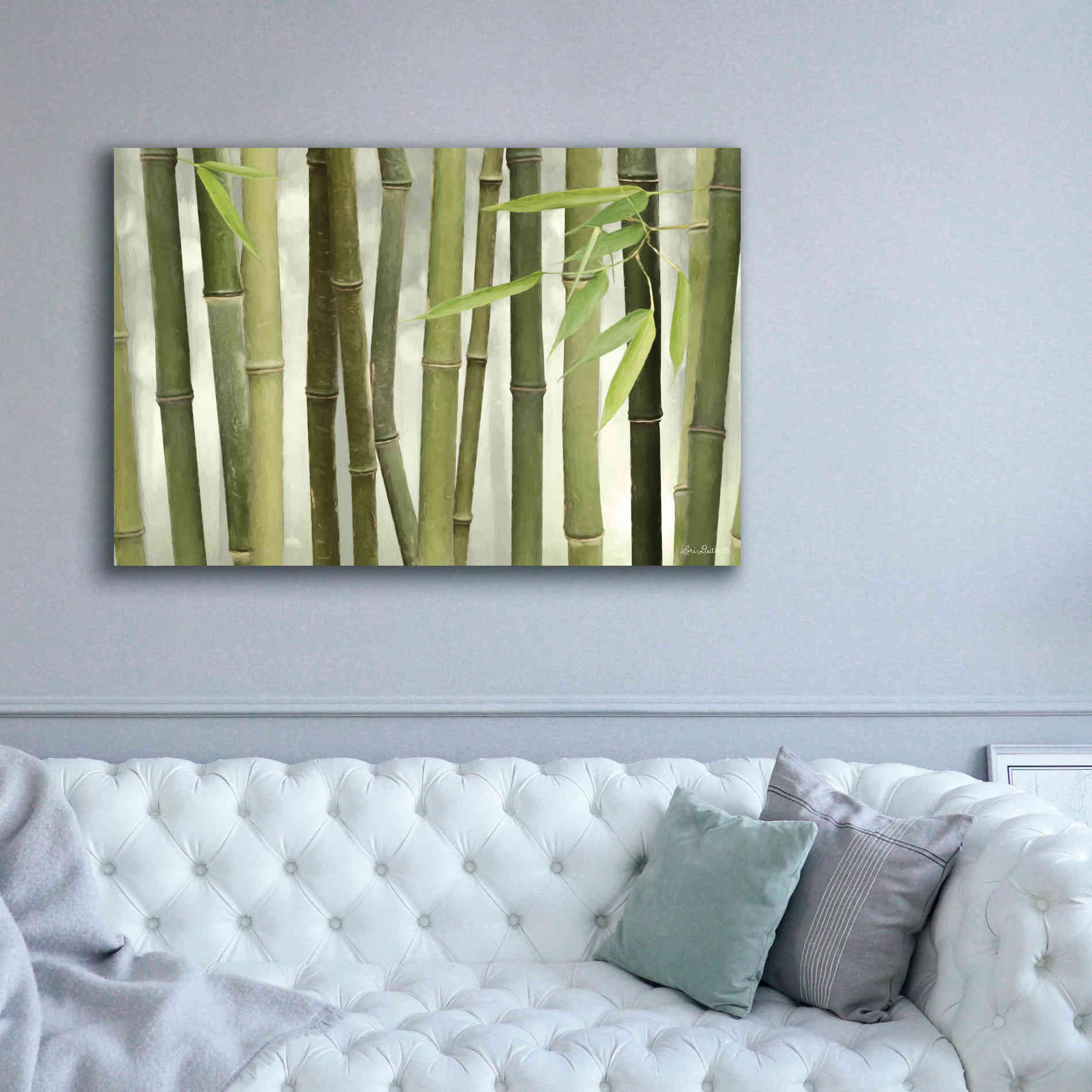 'Backlit Bamboo I' by Lori Deiter, Canvas Wall Art,60 x 40