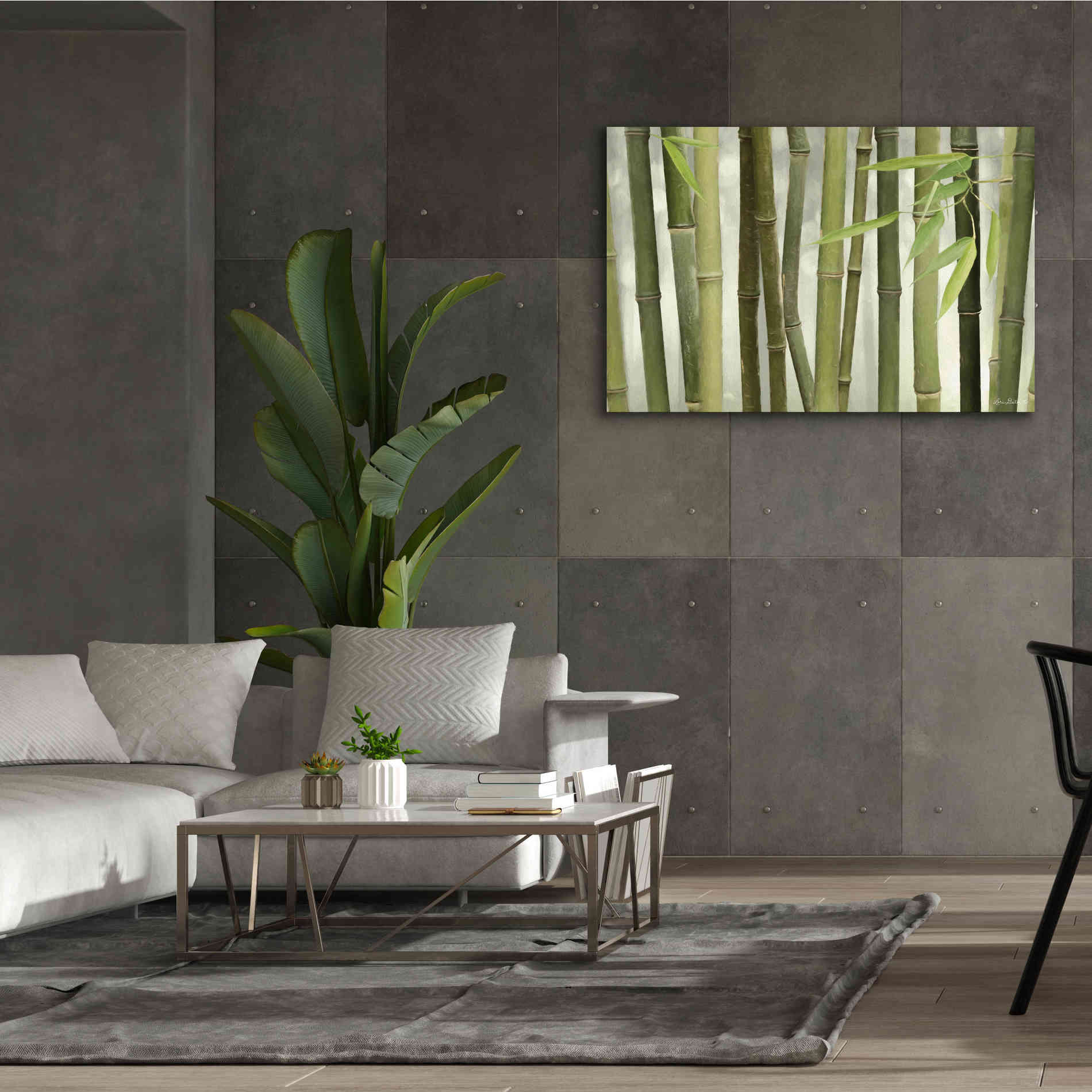 'Backlit Bamboo I' by Lori Deiter, Canvas Wall Art,60 x 40