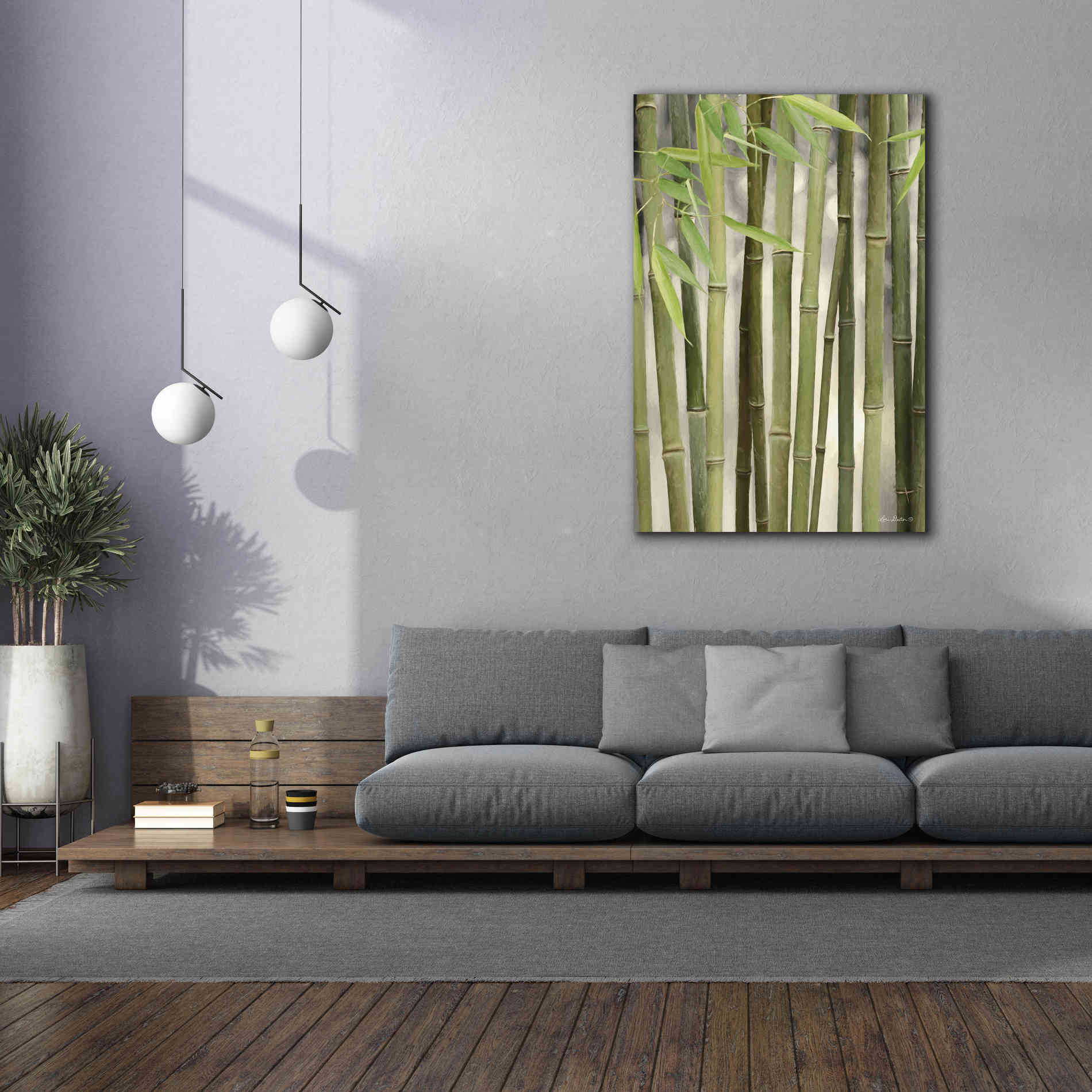 'Backlit Bamboo II' by Lori Deiter, Canvas Wall Art,40 x 60