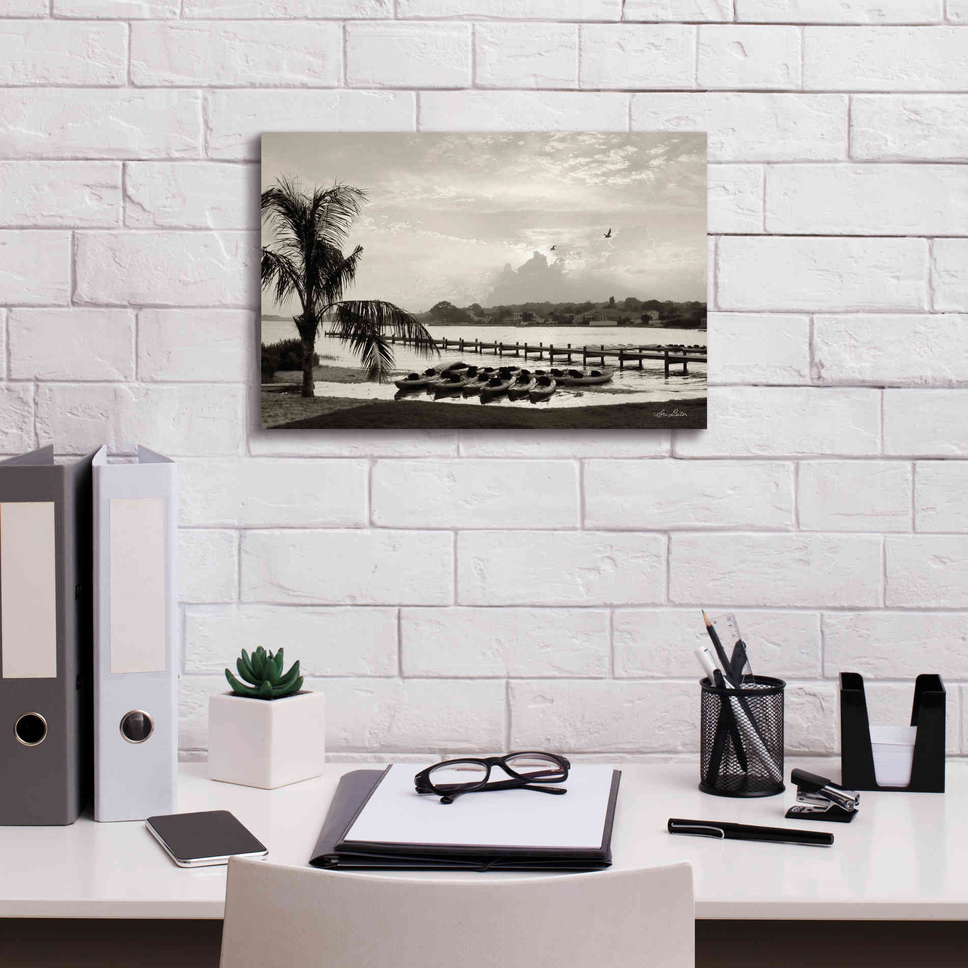 'Brewing Storm' by Lori Deiter, Canvas Wall Art,18 x 12