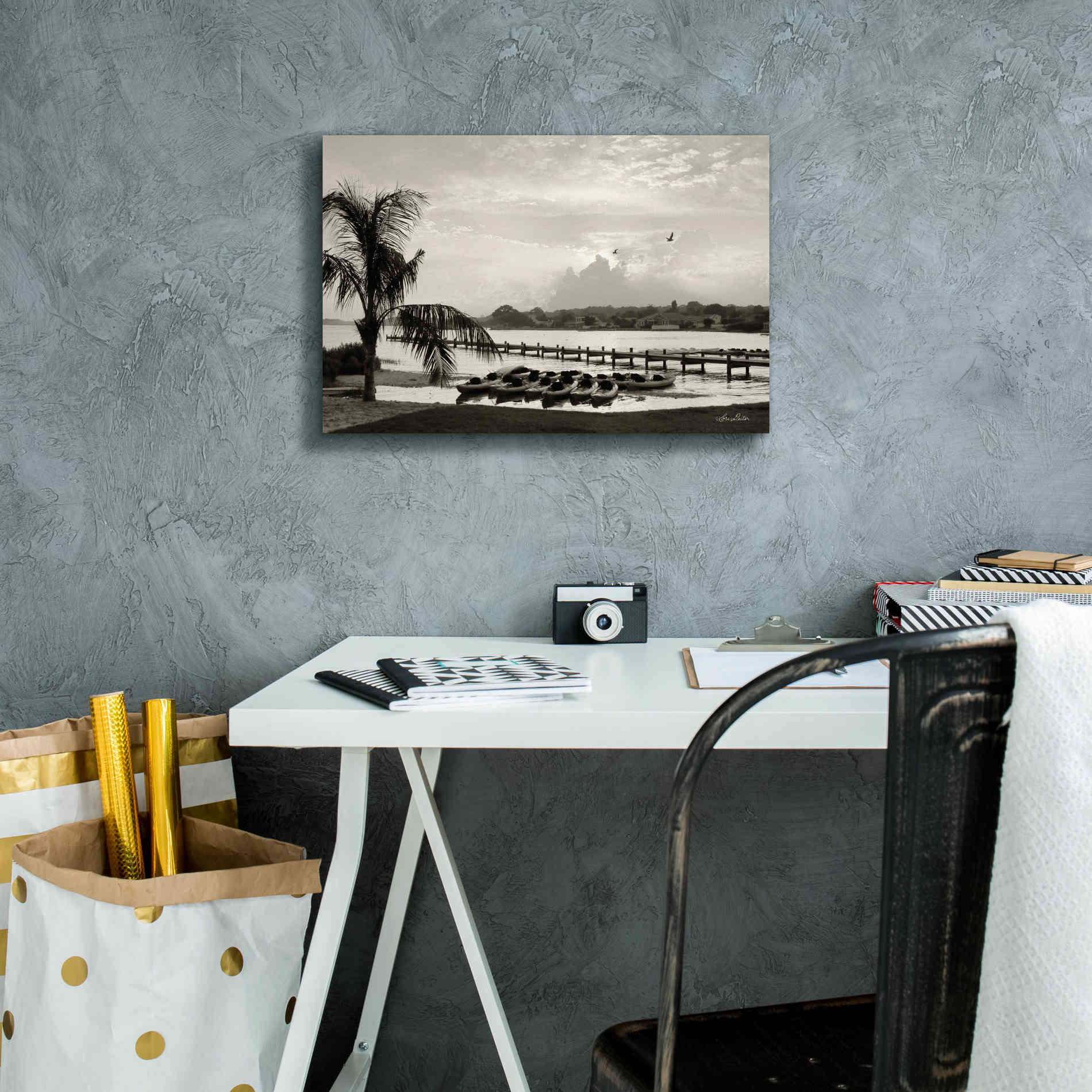 'Brewing Storm' by Lori Deiter, Canvas Wall Art,18 x 12