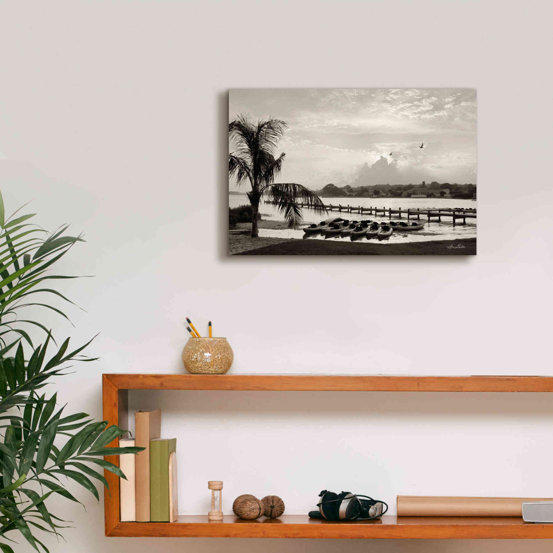 'Brewing Storm' by Lori Deiter, Canvas Wall Art,18 x 12