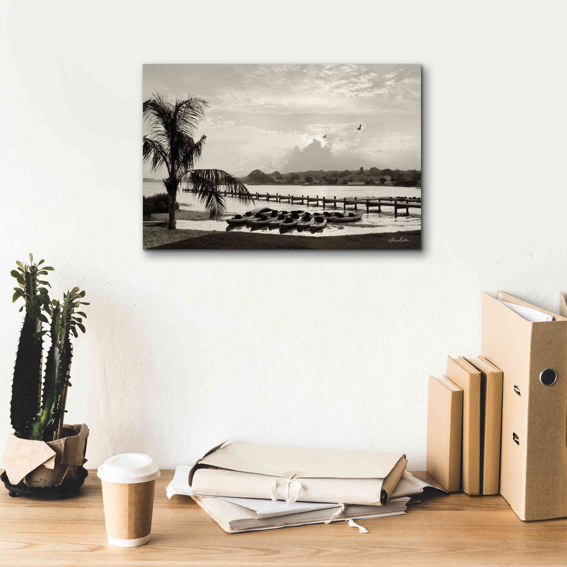 'Brewing Storm' by Lori Deiter, Canvas Wall Art,18 x 12