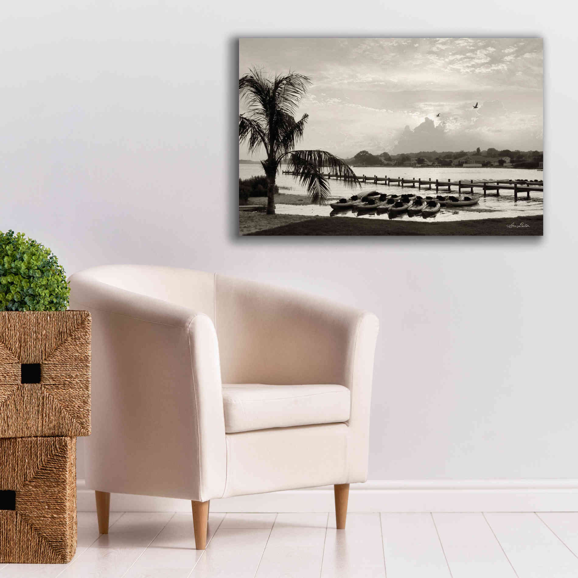 'Brewing Storm' by Lori Deiter, Canvas Wall Art,40 x 26