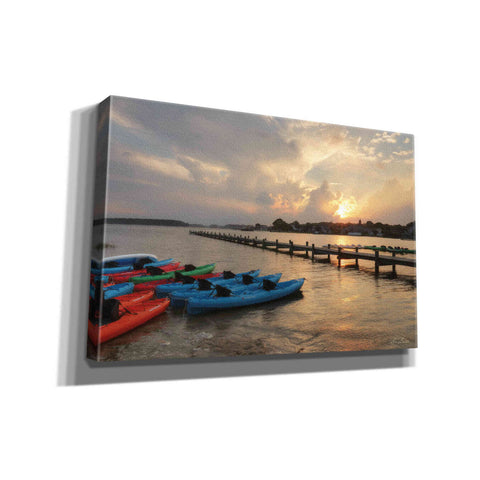 Image of 'Bayside Dock' by Lori Deiter, Canvas Wall Art