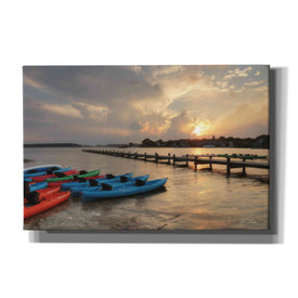 'Bayside Dock' by Lori Deiter, Canvas Wall Art