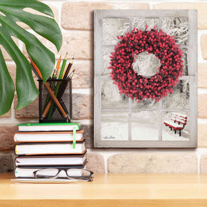 'Beaded Wreath View I' by Lori Deiter, Canvas Wall Art,12 x 16