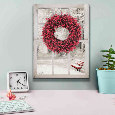 Image of 'Beaded Wreath View I' by Lori Deiter, Canvas Wall Art,12 x 16