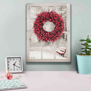 'Beaded Wreath View I' by Lori Deiter, Canvas Wall Art,12 x 16
