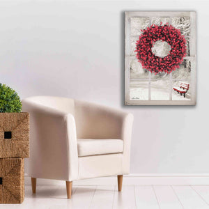 'Beaded Wreath View I' by Lori Deiter, Canvas Wall Art,26 x 34