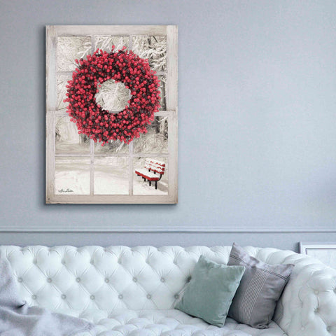 Image of 'Beaded Wreath View I' by Lori Deiter, Canvas Wall Art,40 x 54