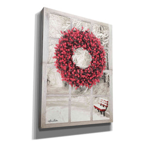 'Beaded Wreath View I' by Lori Deiter, Canvas Wall Art