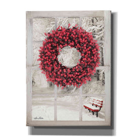 'Beaded Wreath View I' by Lori Deiter, Canvas Wall Art