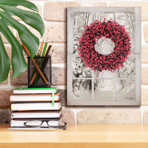 Image of 'Beaded Wreath View II' by Lori Deiter, Canvas Wall Art,12 x 16