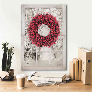 'Beaded Wreath View II' by Lori Deiter, Canvas Wall Art,18 x 26