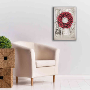 'Beaded Wreath View II' by Lori Deiter, Canvas Wall Art,18 x 26