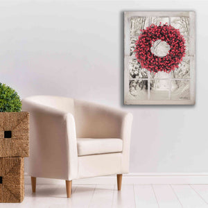 'Beaded Wreath View II' by Lori Deiter, Canvas Wall Art,26 x 34