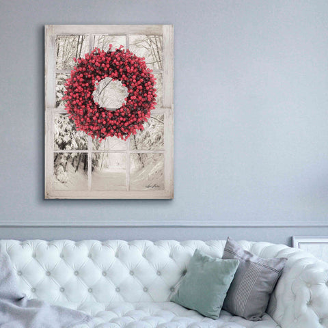 Image of 'Beaded Wreath View II' by Lori Deiter, Canvas Wall Art,40 x 54