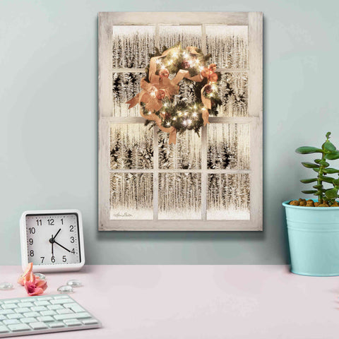 Image of 'Frosted Pane Window View' by Lori Deiter, Canvas Wall Art,12 x 16