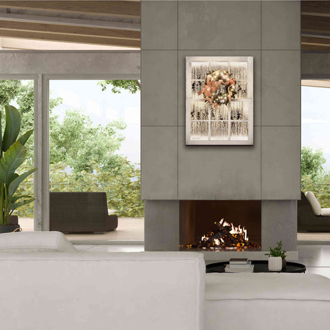 Image of 'Frosted Pane Window View' by Lori Deiter, Canvas Wall Art,26 x 34