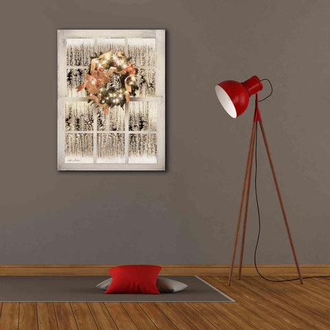 Image of 'Frosted Pane Window View' by Lori Deiter, Canvas Wall Art,26 x 34