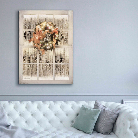 Image of 'Frosted Pane Window View' by Lori Deiter, Canvas Wall Art,40 x 54