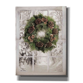 'Pine Tree Window View' by Lori Deiter, Canvas Wall Art