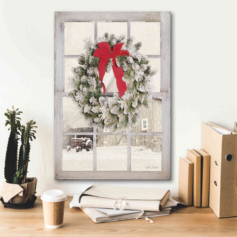 Image of 'On the Farm Window View' by Lori Deiter, Canvas Wall Art,18 x 26