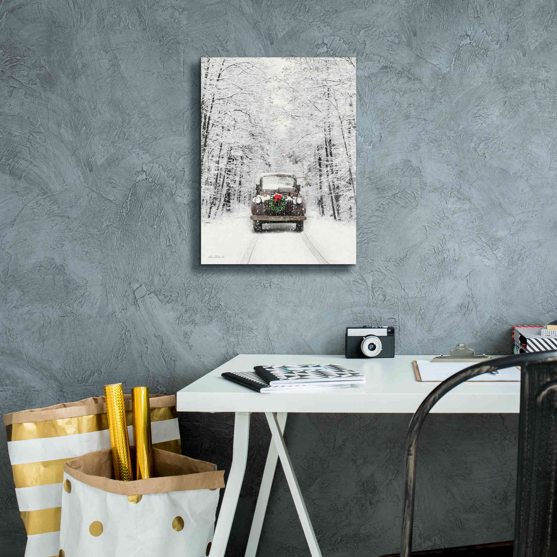 'Antique Christmas' by Lori Deiter, Canvas Wall Art,12 x 16