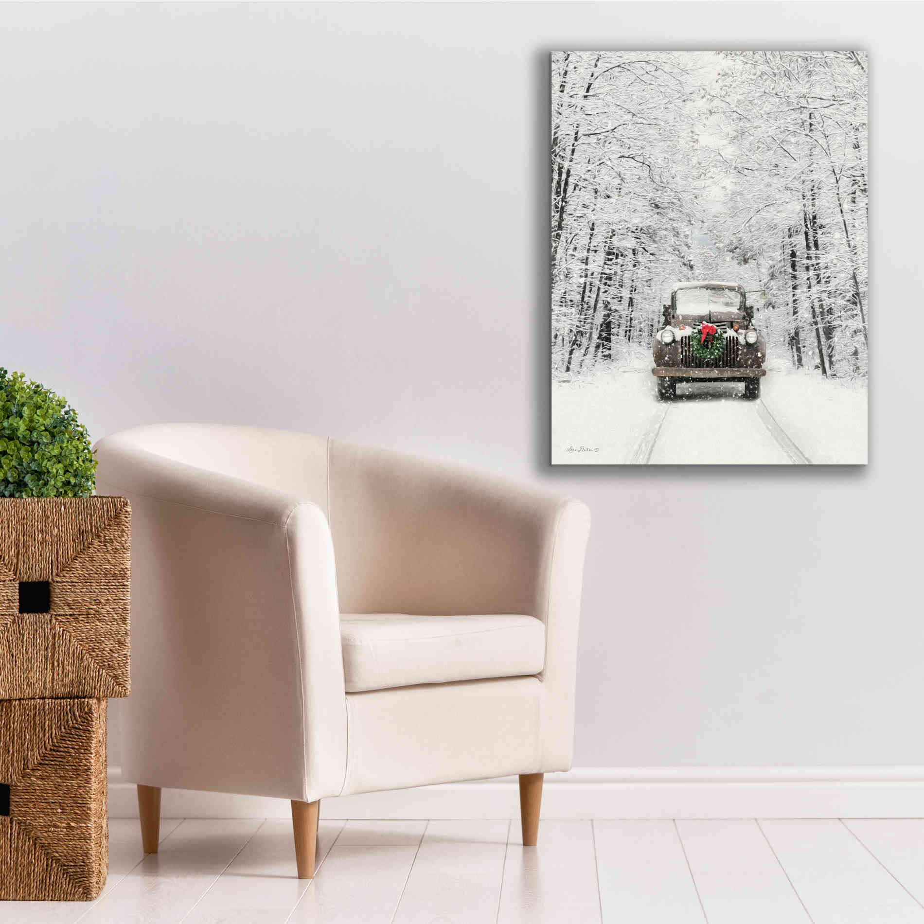 'Antique Christmas' by Lori Deiter, Canvas Wall Art,26 x 34