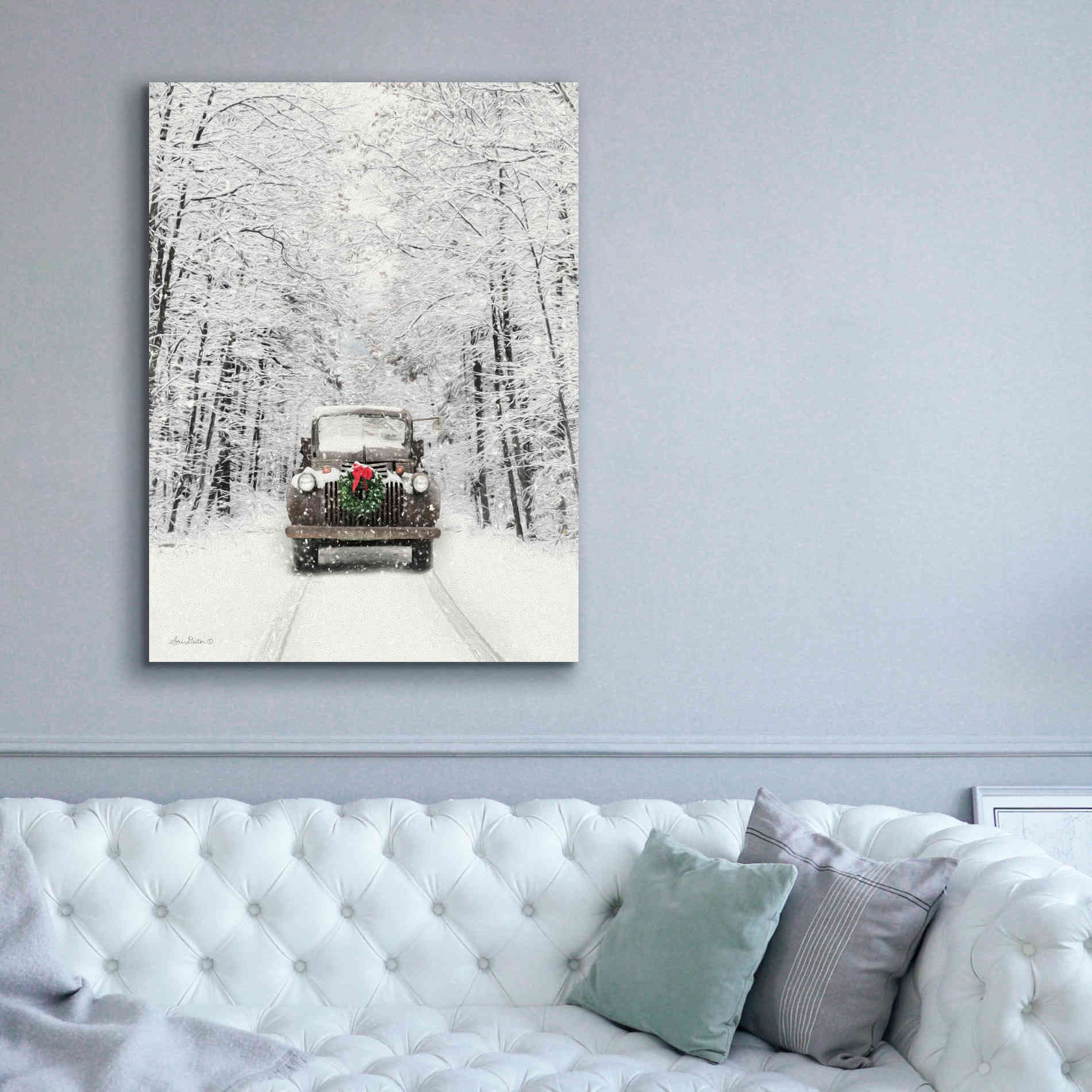 'Antique Christmas' by Lori Deiter, Canvas Wall Art,40 x 54